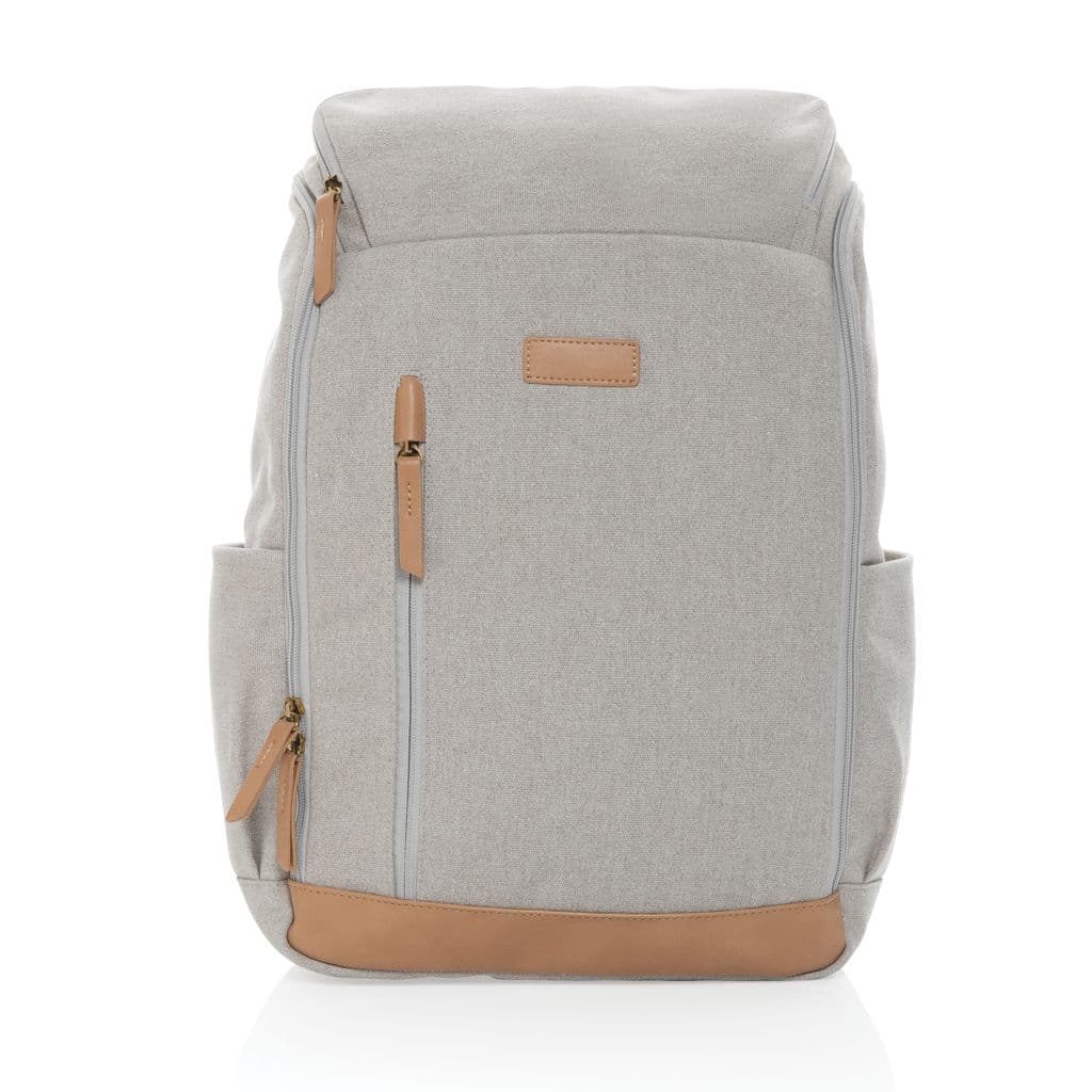 Impact AWARE™ 15' laptopryggsäck i 16 oz. återvunnen canvas – miniatyr 8