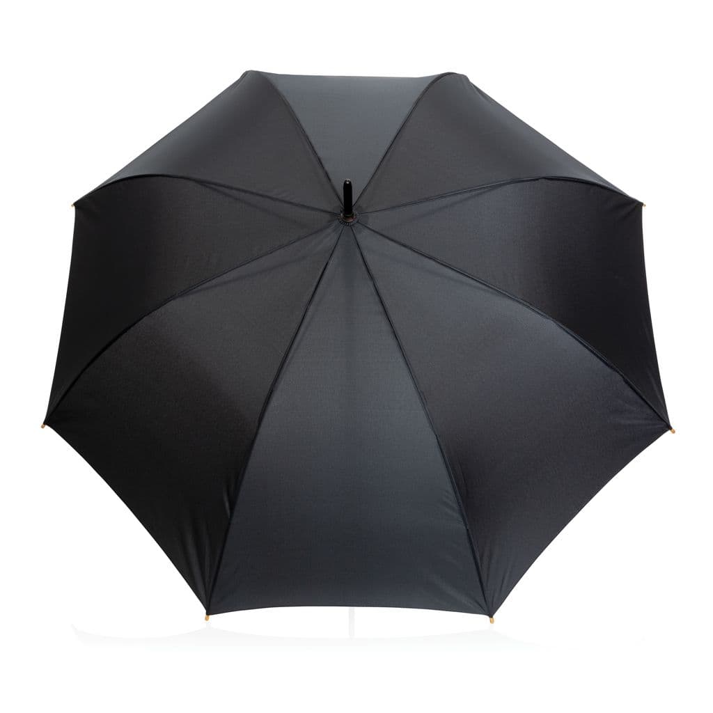 27' Impact AWARE™ RPET 190T automatisk öppning paraply bambu – thumbnail 2