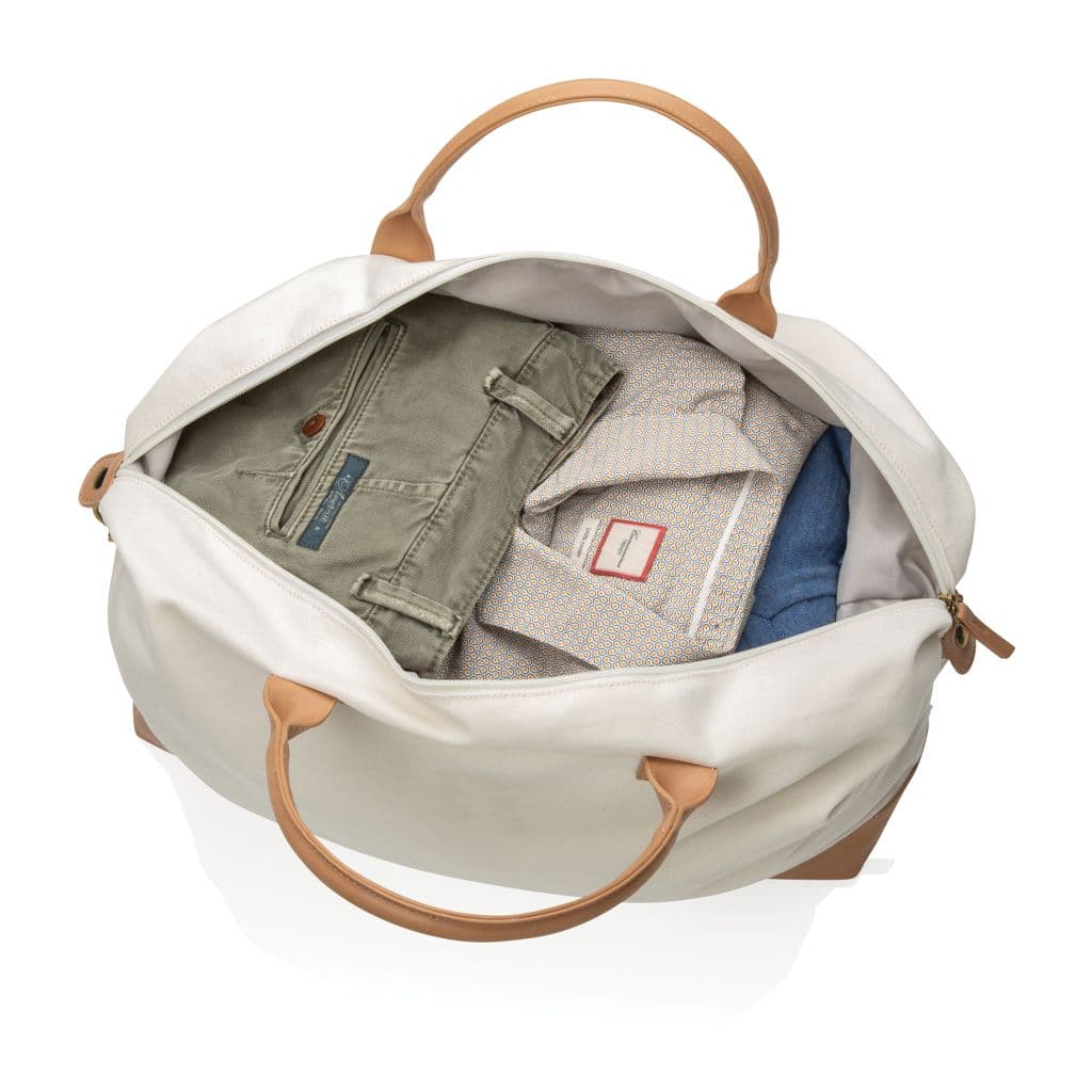 Impact AWARE™ stor weekendväska i 16 oz. återvunnen canvas – miniatyr 6