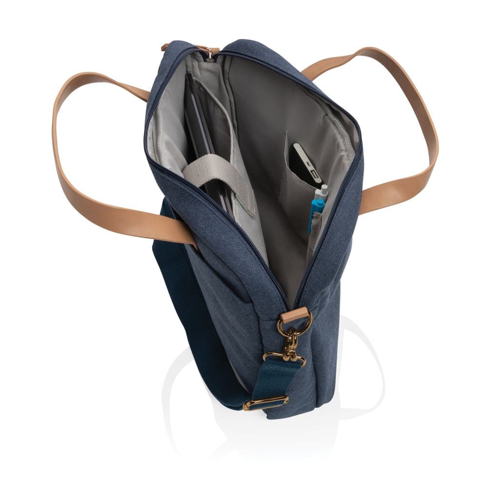 Impact AWARE™ laptopväska i 16 oz. återvunnen canvas – miniatyr 17