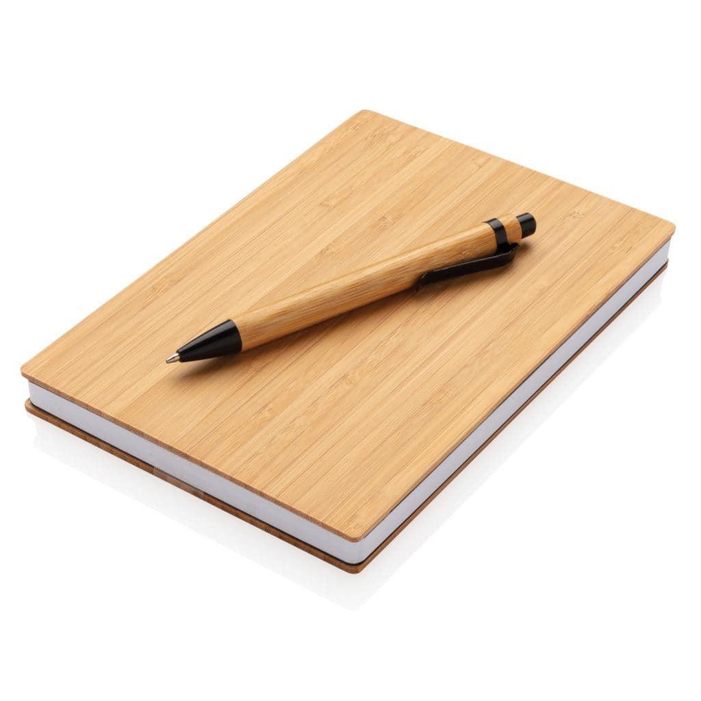 A5 bambu anteckningsbok & penna – miniatyr 2