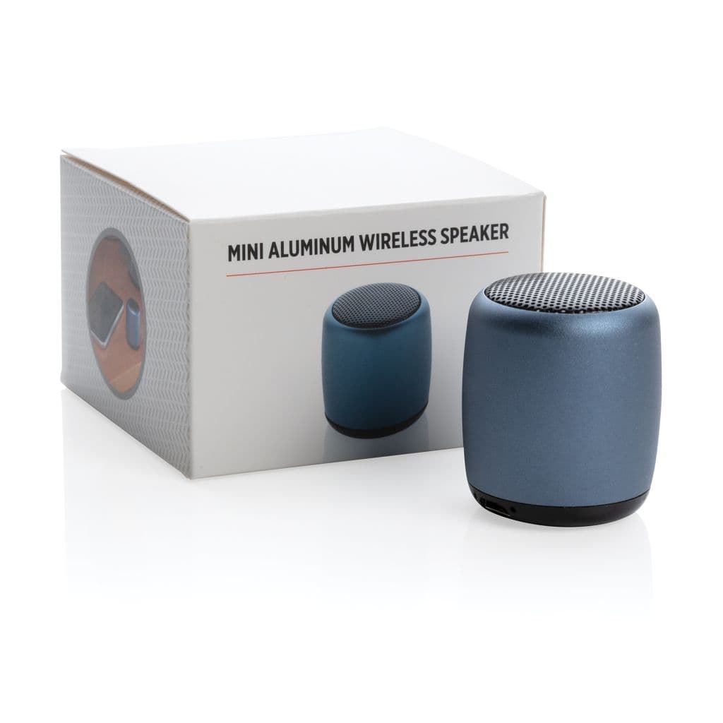 Mini aluminium trådlös högtalare – miniatyr 9