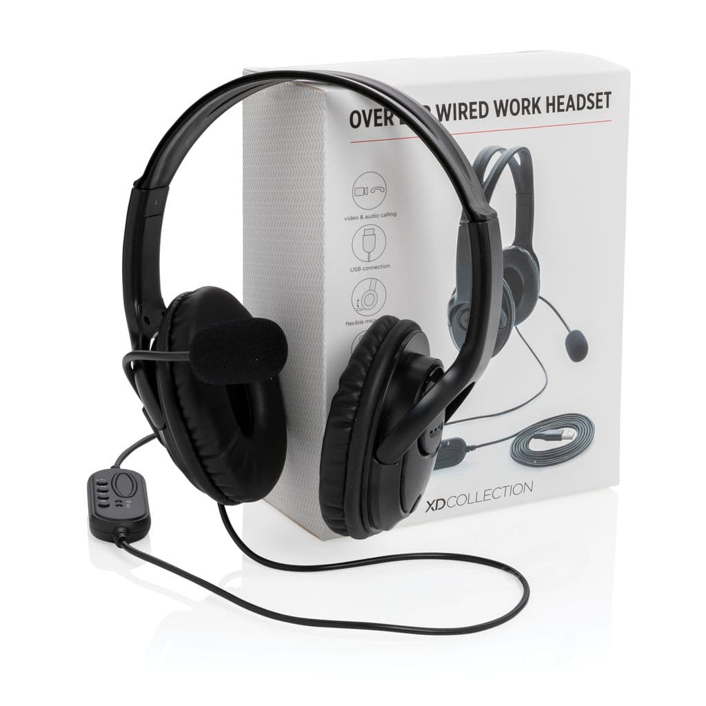Over-ear headset med kabel – miniatyr 5