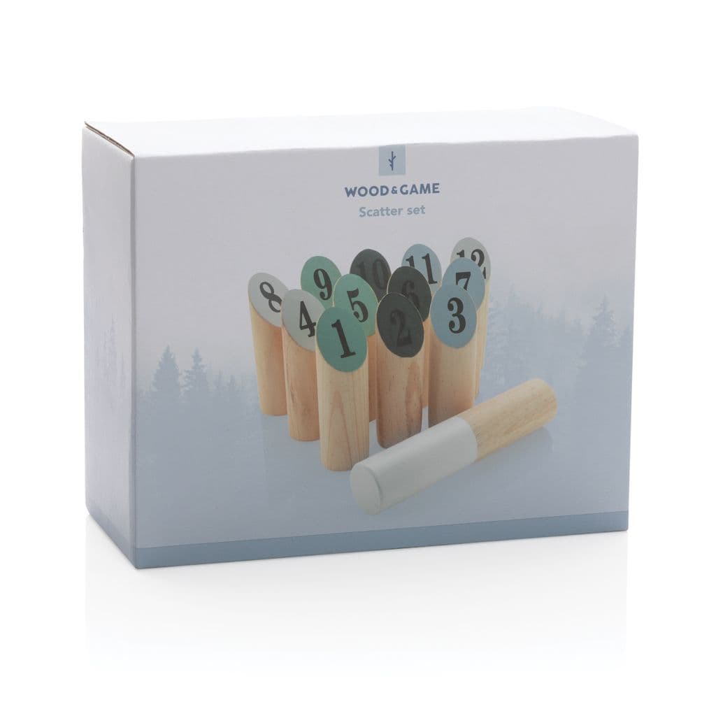 Nummerkubb i trä – miniatyr 5