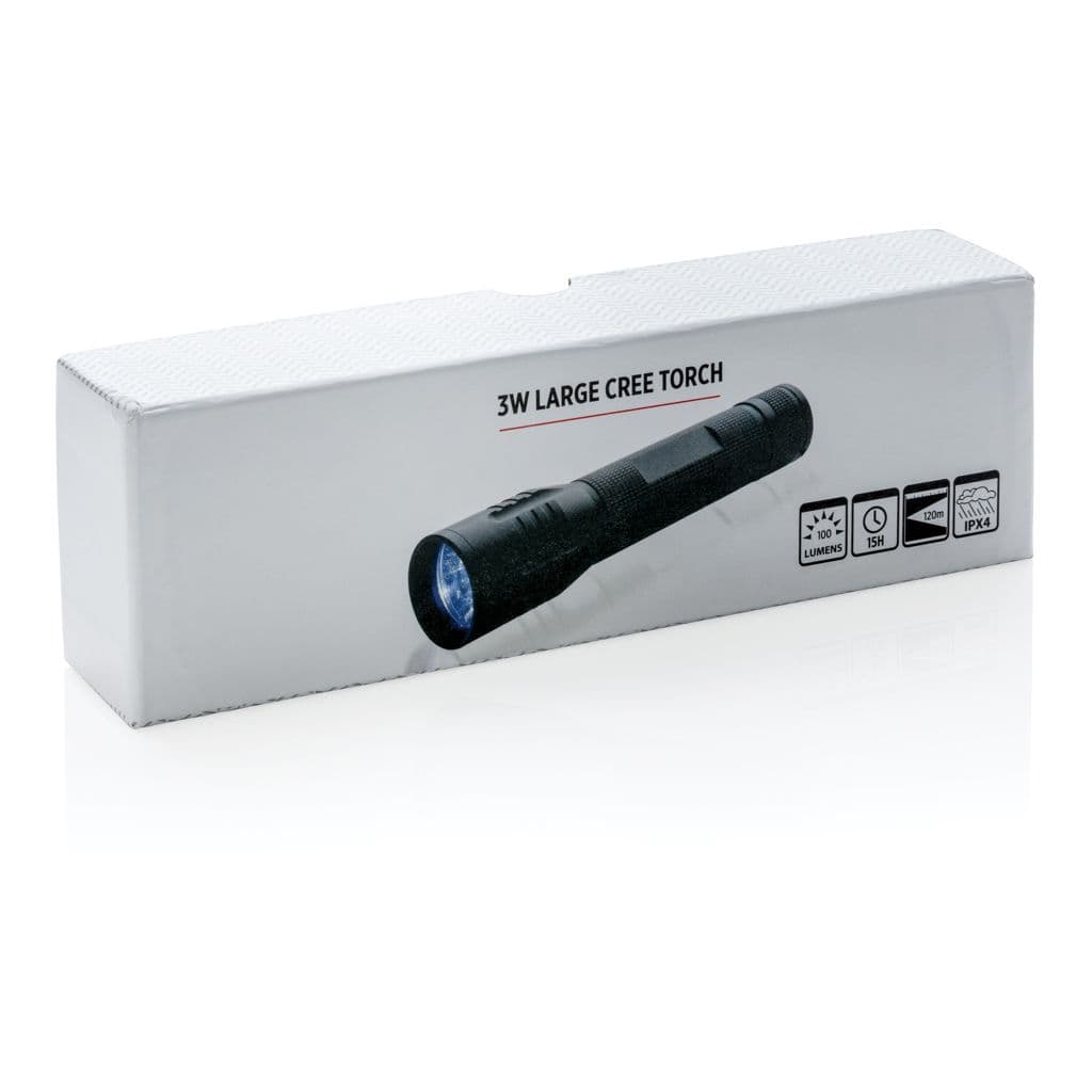 3W stor CREE-ficklampa – miniatyr 6