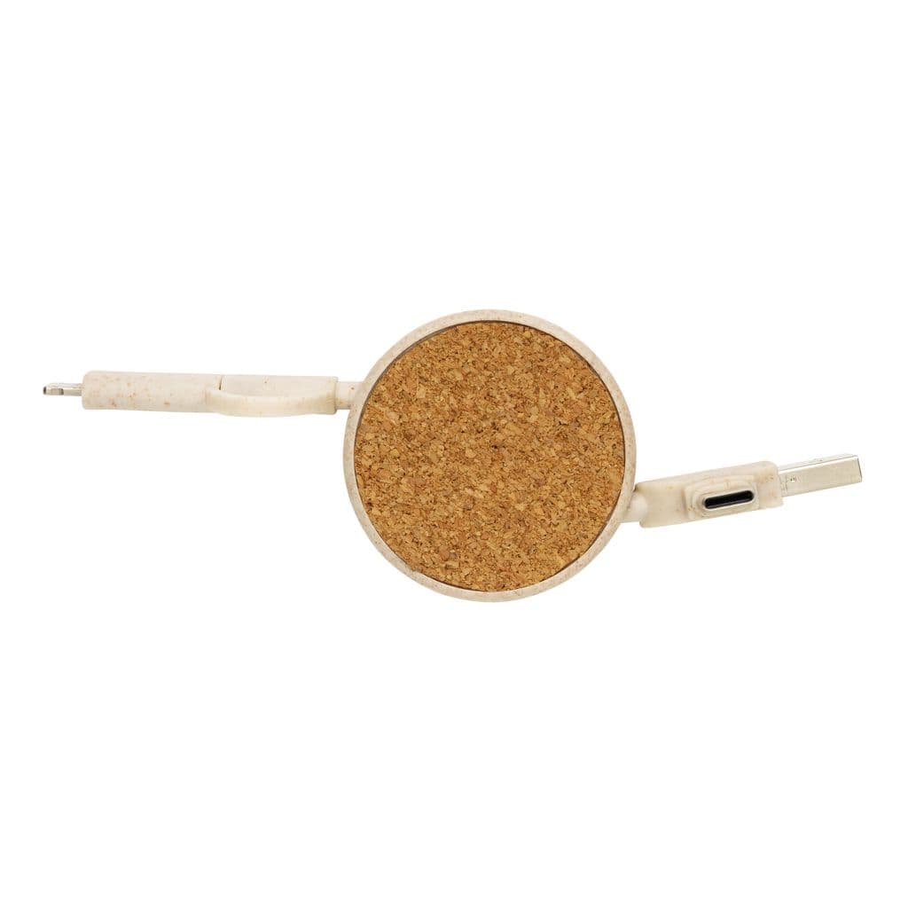 Kork och vete 6-i-1 utdragbar kabel – miniatyr 5