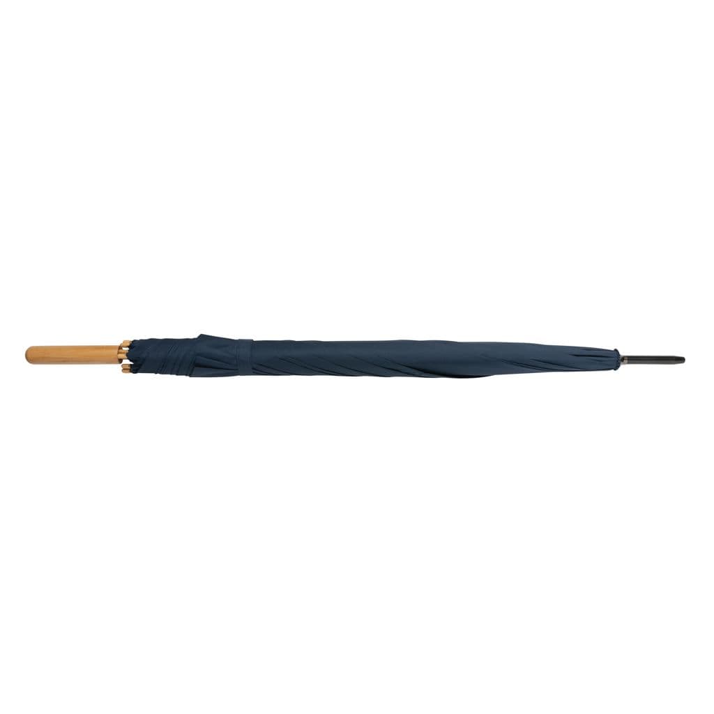 27' Impact AWARE™ RPET 190T automatisk öppning paraply bambu – thumbnail 11