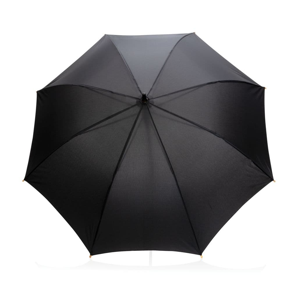 23' Impact AWARE™ RPET 190T automatisk öppning paraply bambu – thumbnail 2