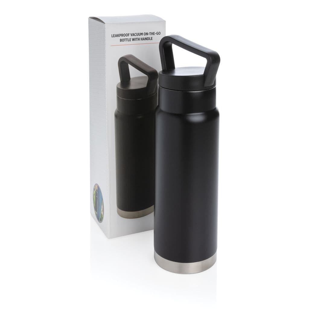 Läckagesäker on-the-go vakuumflaska med handtag – miniatyr 4