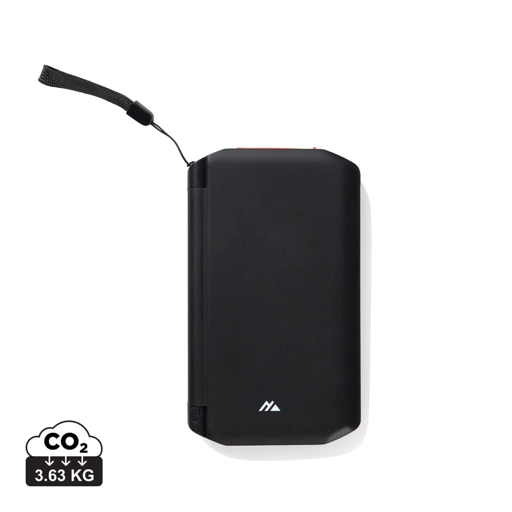 Nordic Drift Titan 10.000 mAh solcells-powerbank med 3 panel – bild 1
