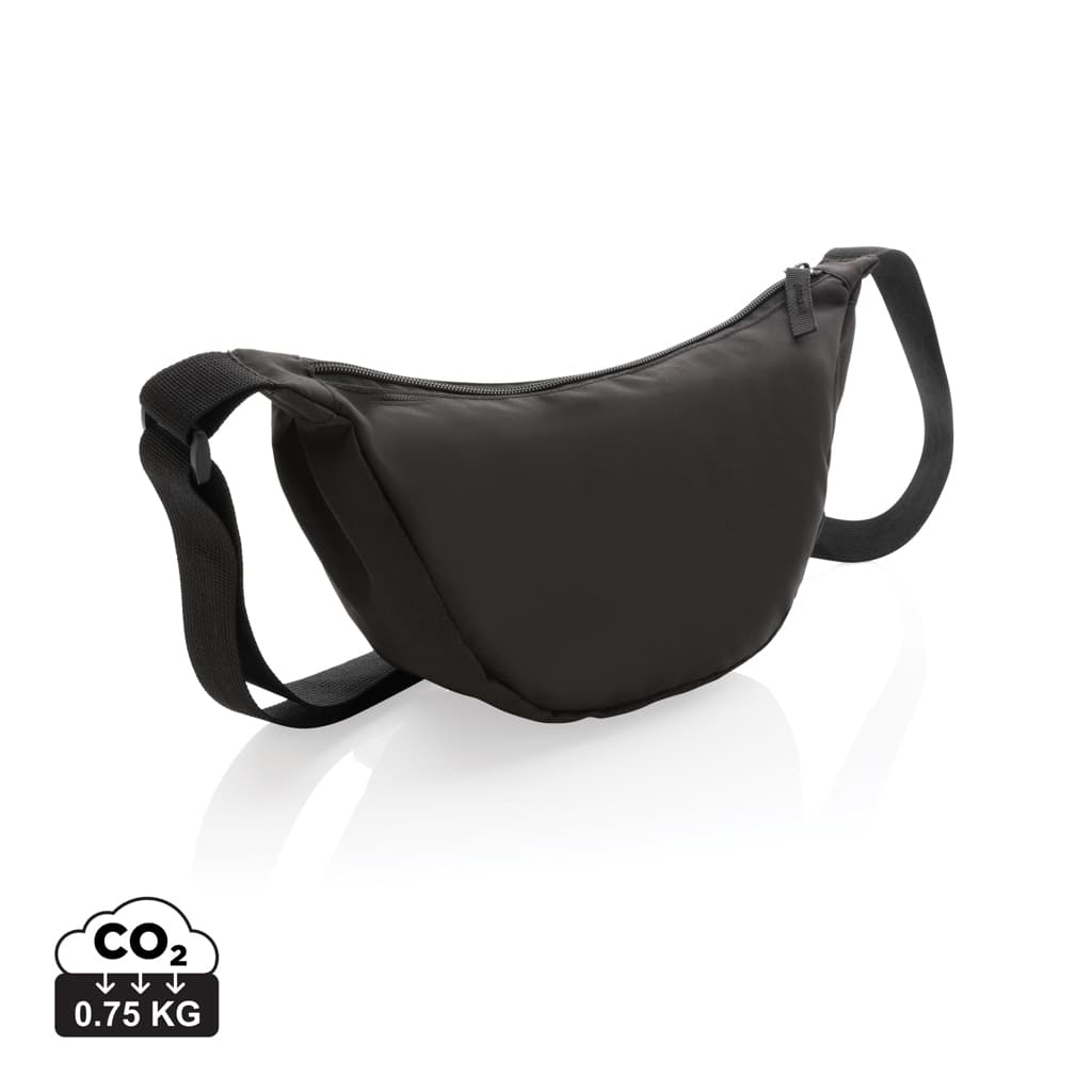 Crescent AWARE™ RPET Halvmåneformad crossbody-väska – bild 1