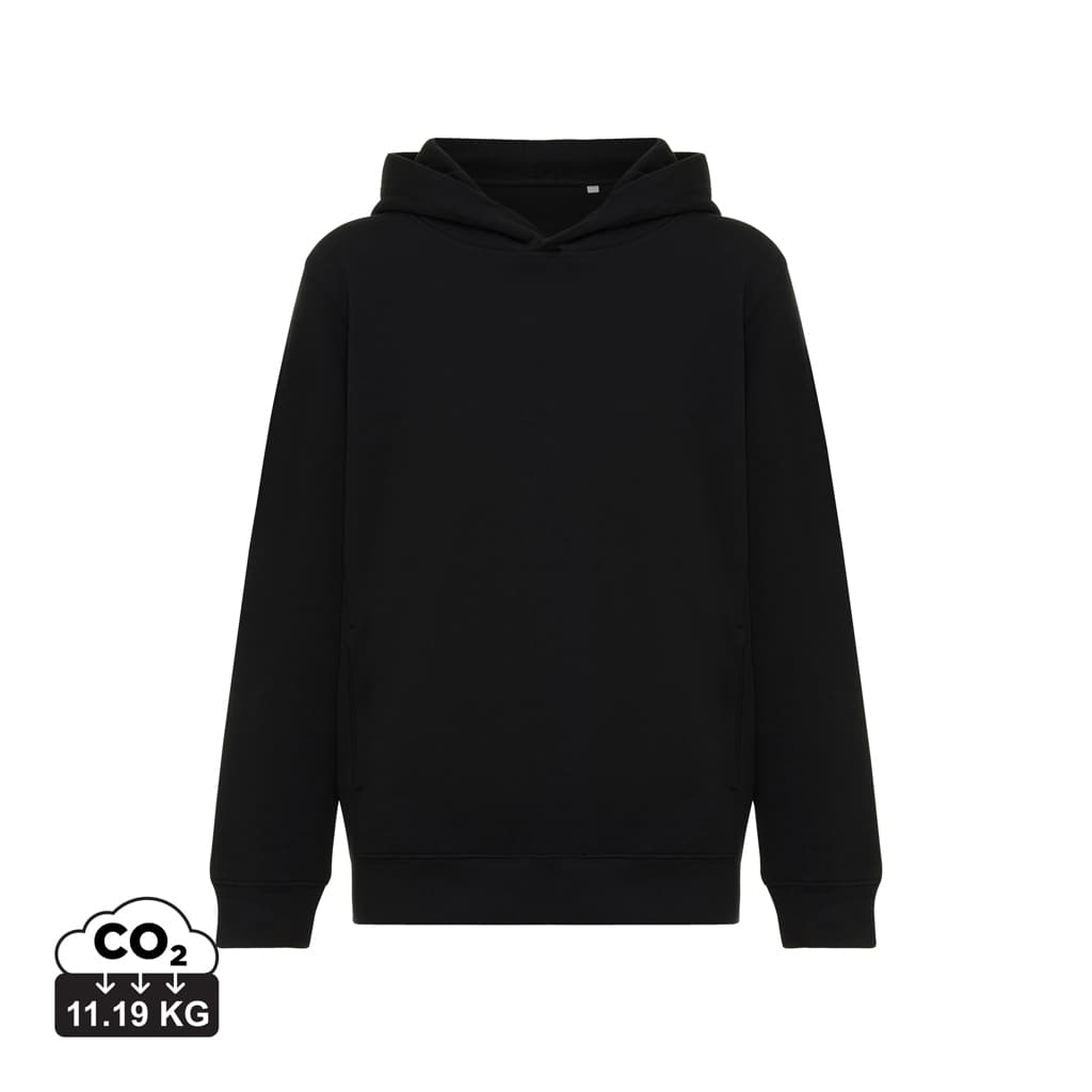 IQONIQ Yengo barnhoodie i återvunnen bomull med sidofickor – bild 1