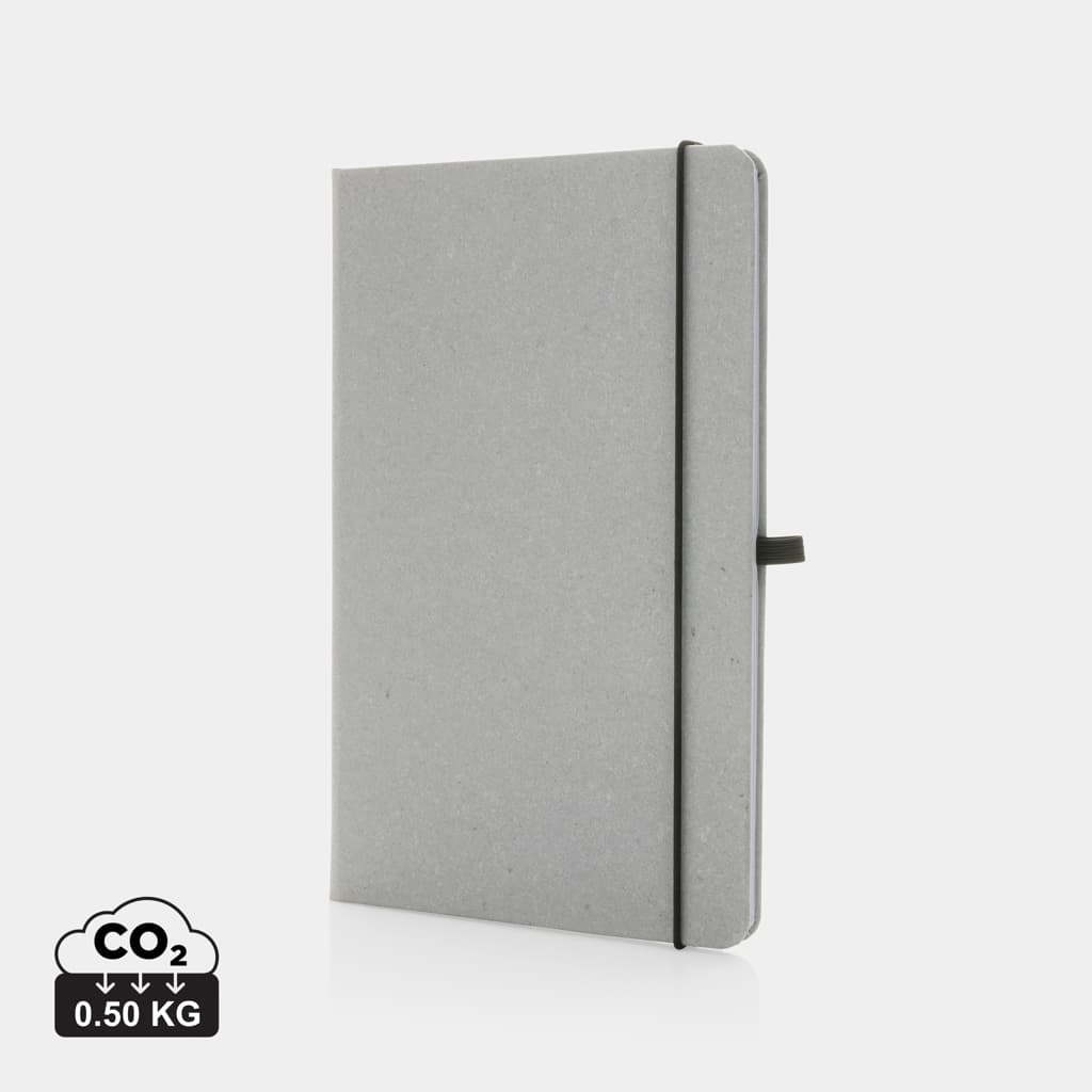A5 hardcover anteckningsbok i återvunnet läder – bild 1