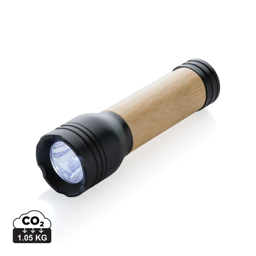 Lucid 1W ficklampa RCS certifierad återvunnen plast & bambu – bild 1