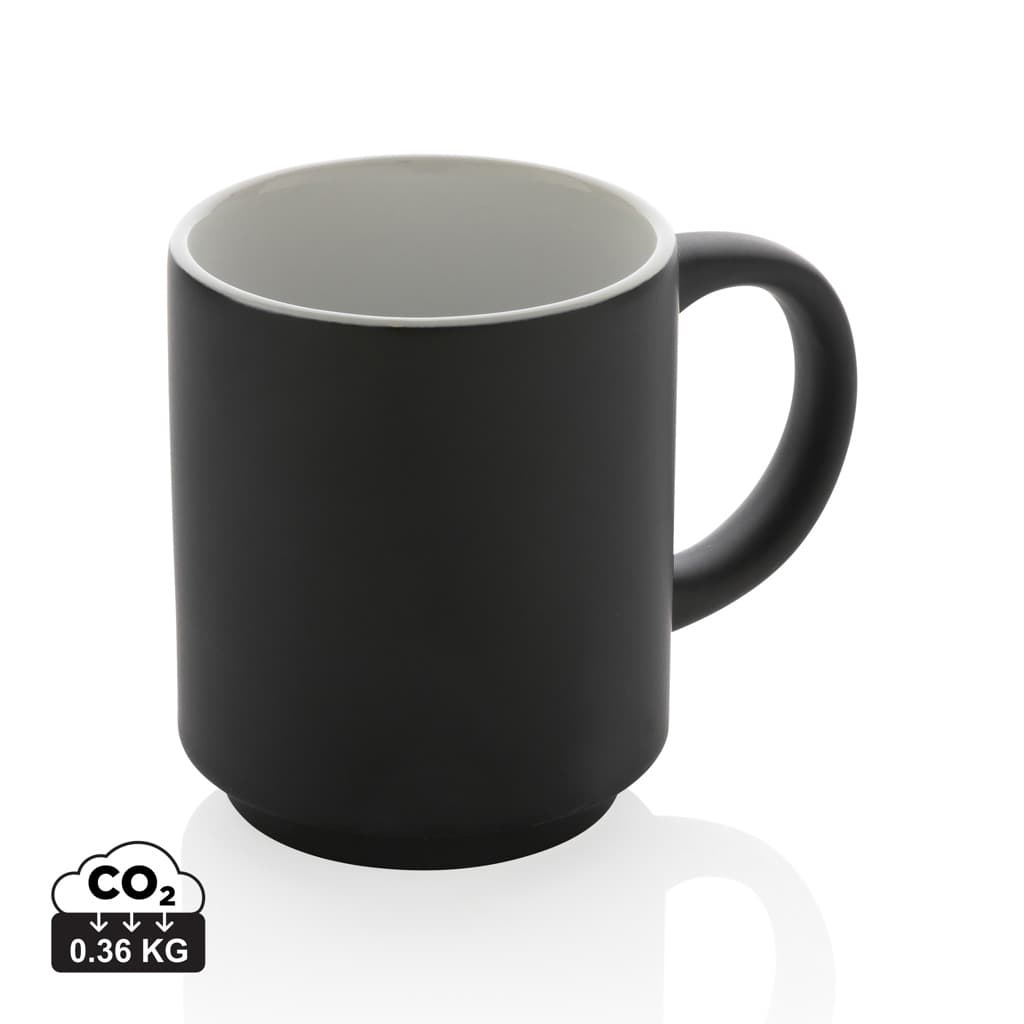 Stapelbar keramikmugg 180 ml – bild 1
