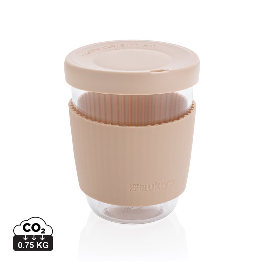 Ukiyo borosilikatglas med silikonlock och sleeve – image 1