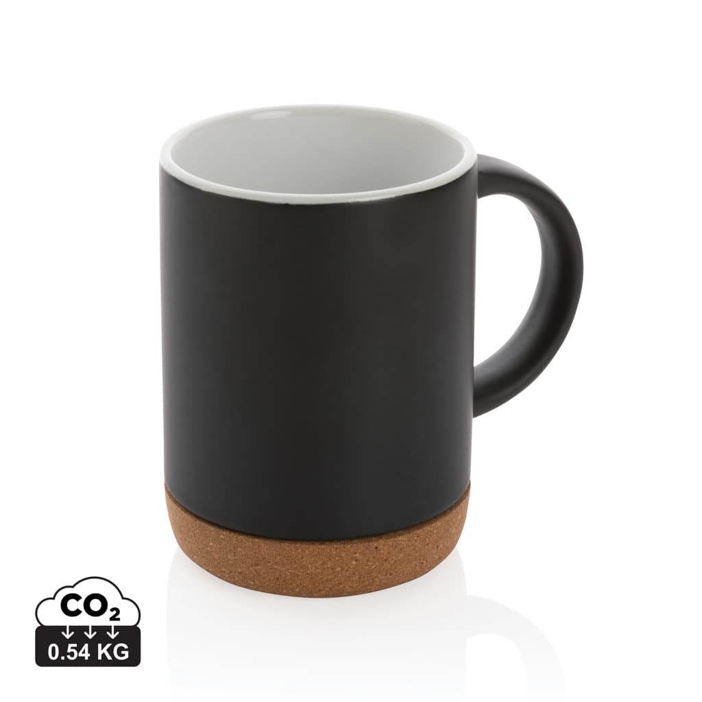 Keramikmugg med korkbotten 280 ml – bild 1