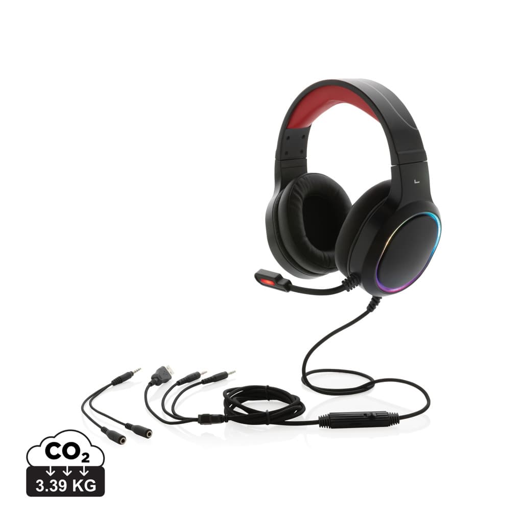 RGB gaming headset – bild 1