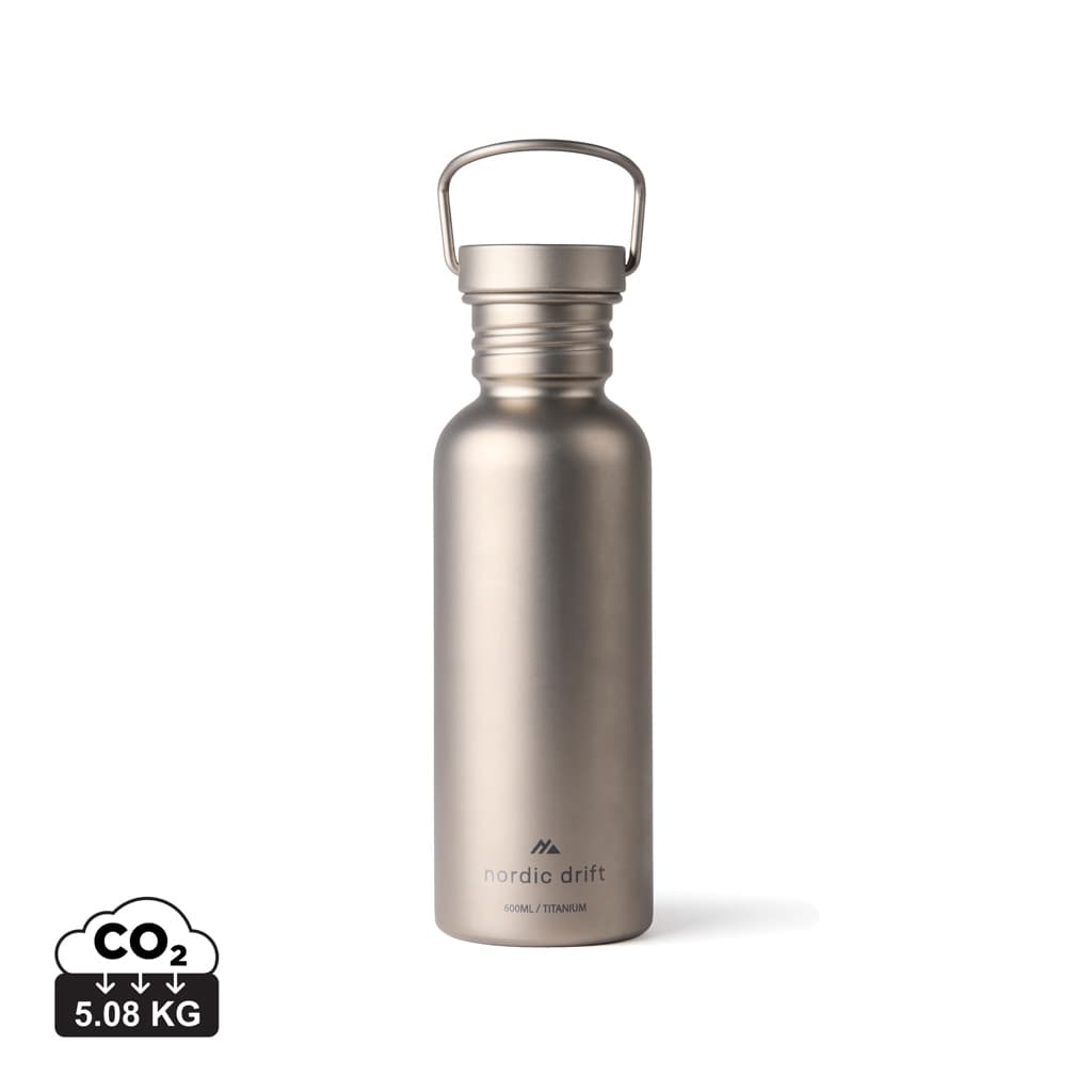 Nordic Drift Trail Light Titanium vattenflaska 600 ml – bild 1
