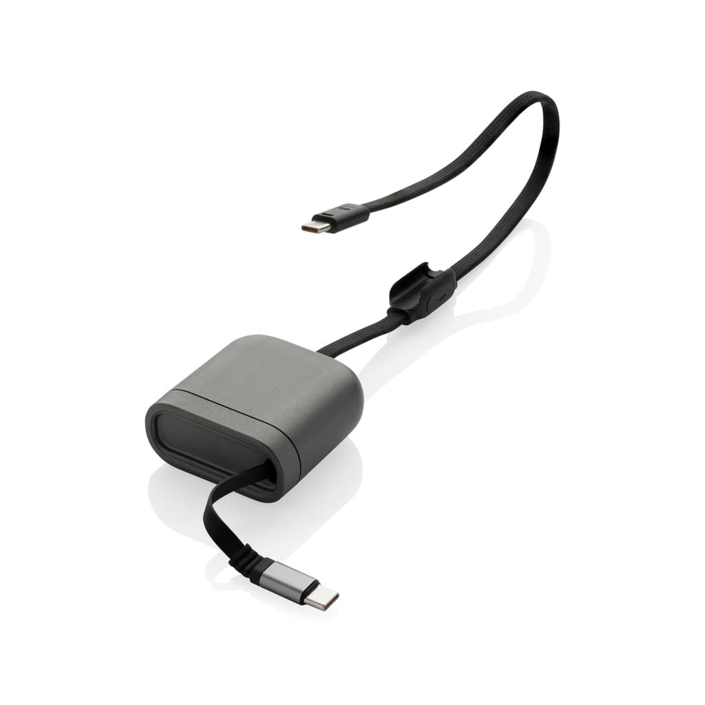 Spira infällbar RCS återvunnen snabbladdningskabel 100 W – bild 1