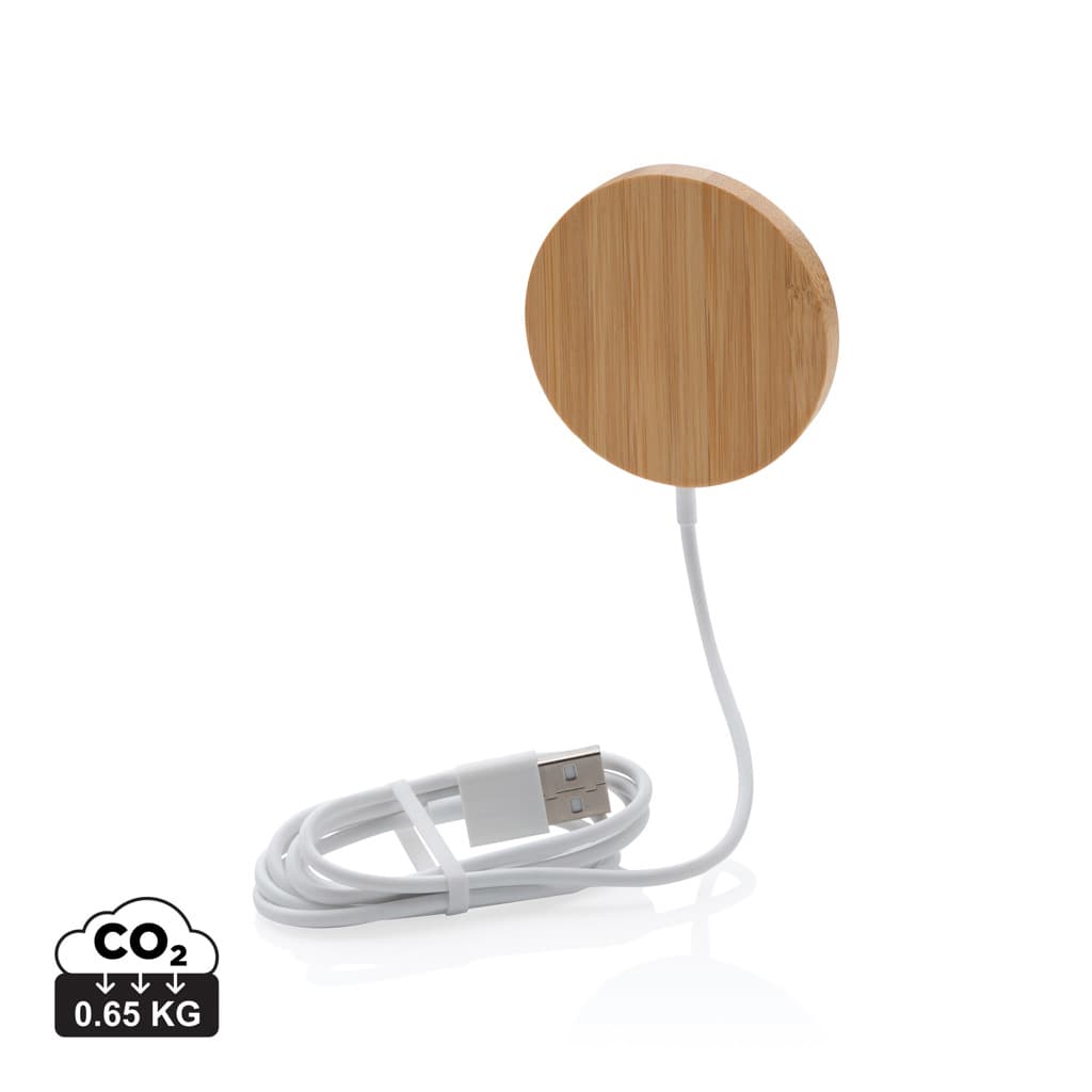 10W bambu magnetisk trådlös laddare – bild 1