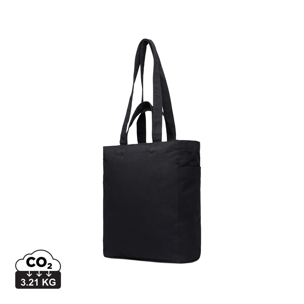 VINGA Hilo AWARE™ återvunnen canvas tote med dragkedja – bild 1