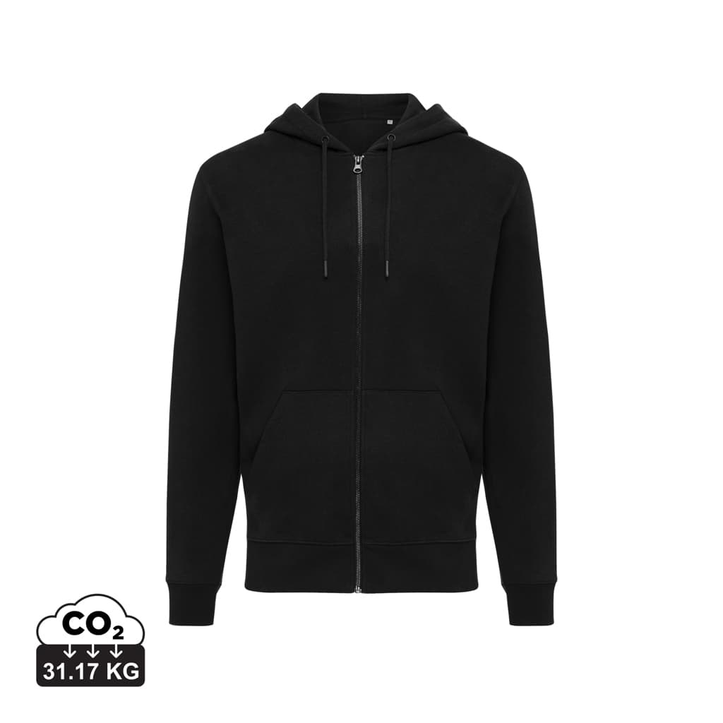 IQONIQ Abisko hoodie med dragkedja i återvunnen bomull – bild 1