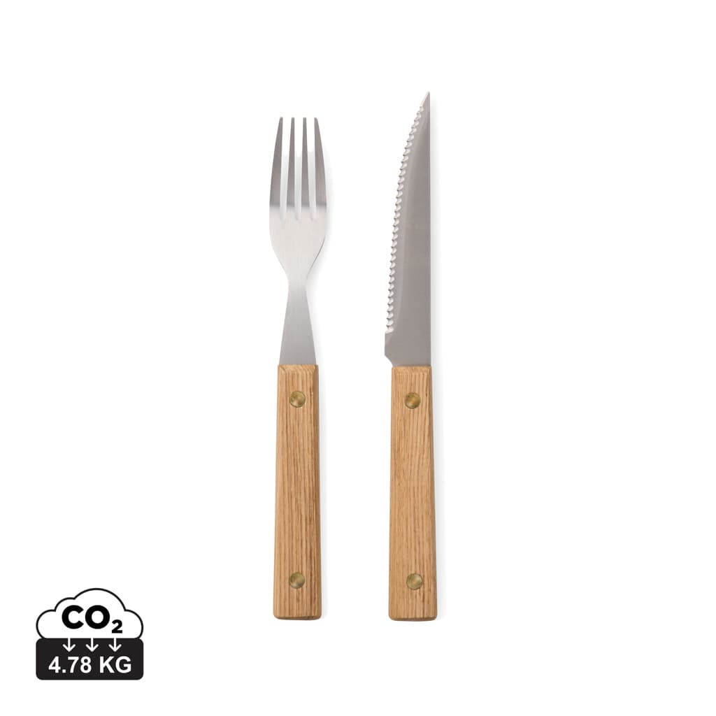 VINGA Paso 8-delars BBQ bestickset – image 1