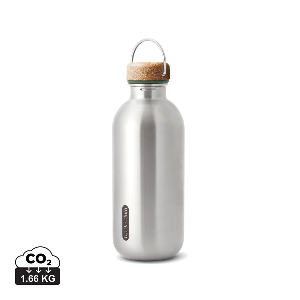 Black+Blum Vattenflaska i stål 600 ml – bild 1