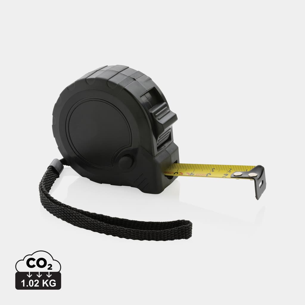 RCS återvunnen plast 5M/19mm måttband med stoppknapp – bild 1