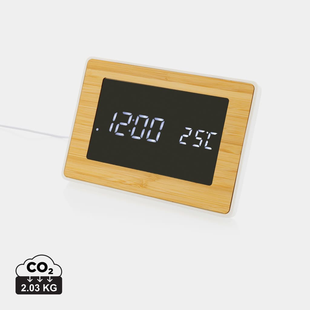 Utah LED klocka RCS rplast & bambu – bild 1