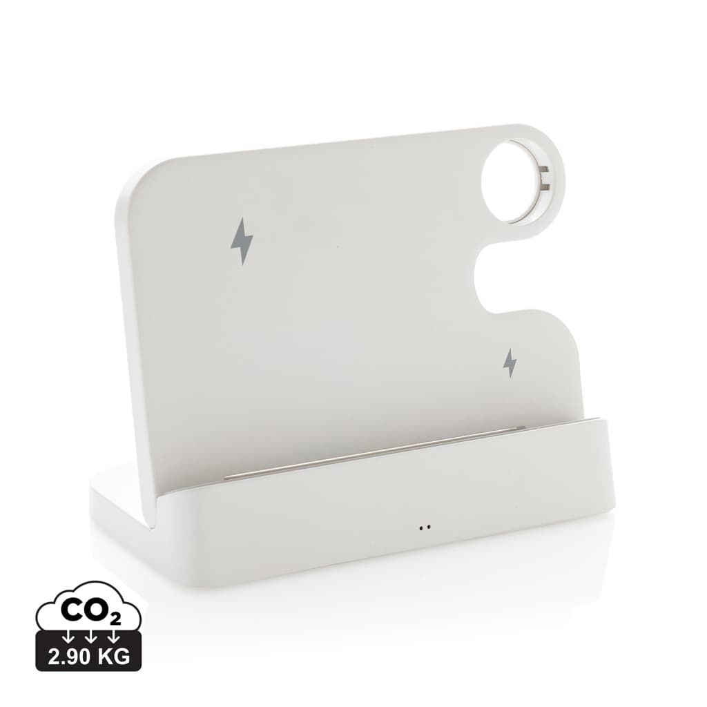 Joltz dubbel 15W-laddare i RCS plast, med plats för iWatch – bild 1
