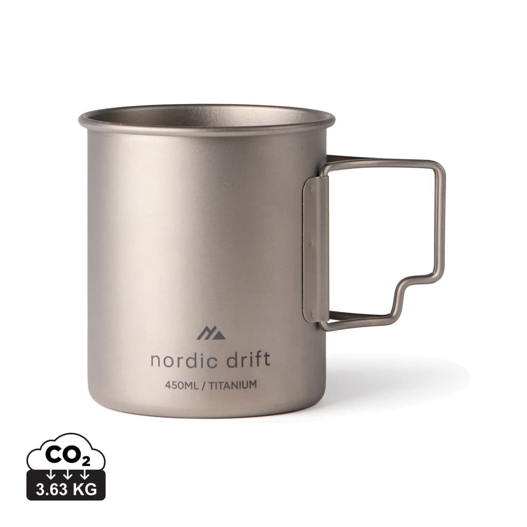 Nordic Trail ultralätt titaniummugg 450 ml – bild 1