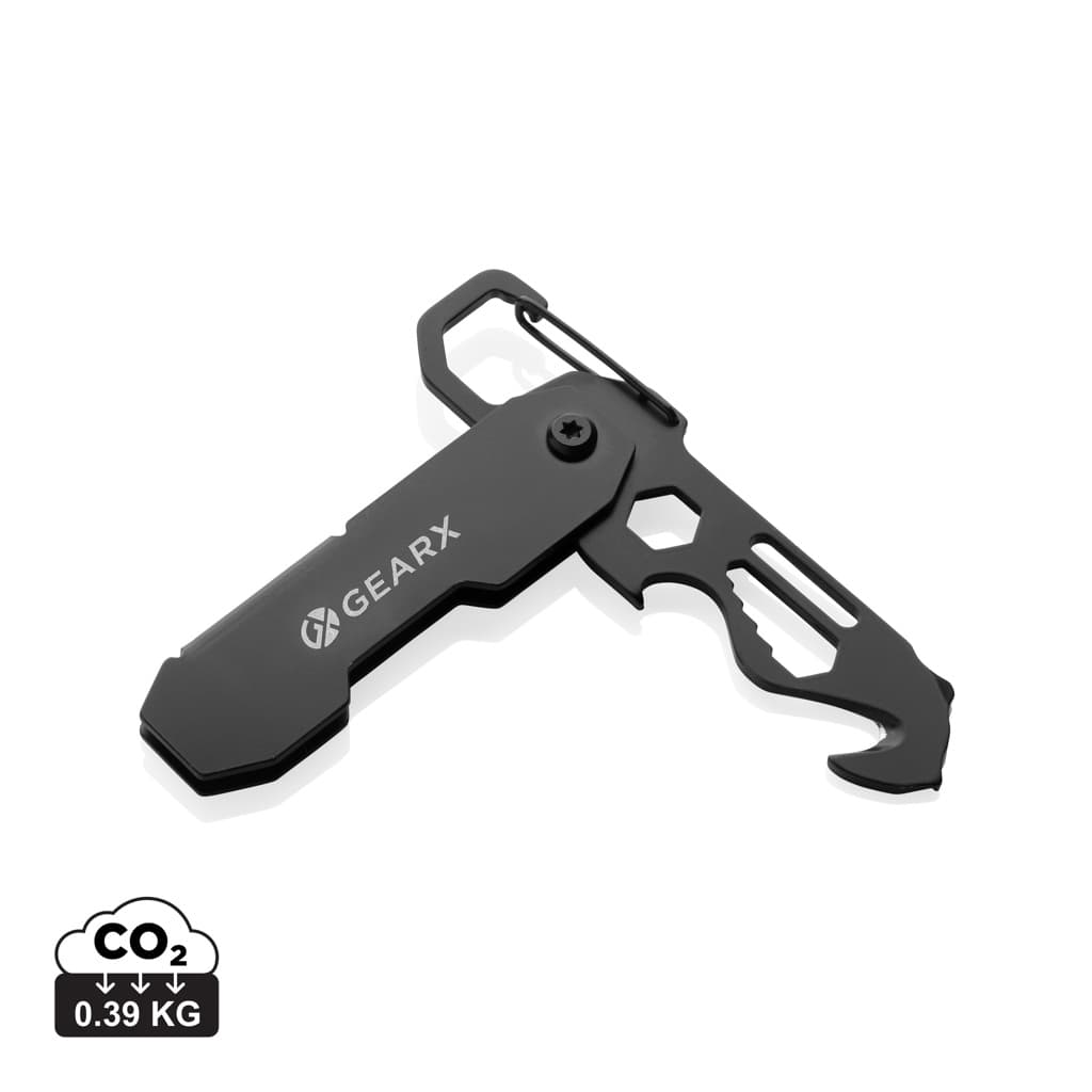 Gear X hopfällbart EDC-verktyg med karbinhake – bild 1