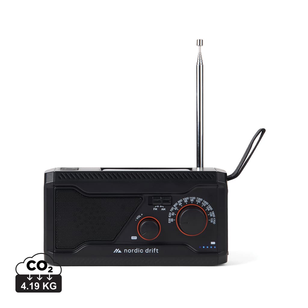 Nordic Drift Titan IPX4 multifunktionsradio 4000 mAh – bild 1