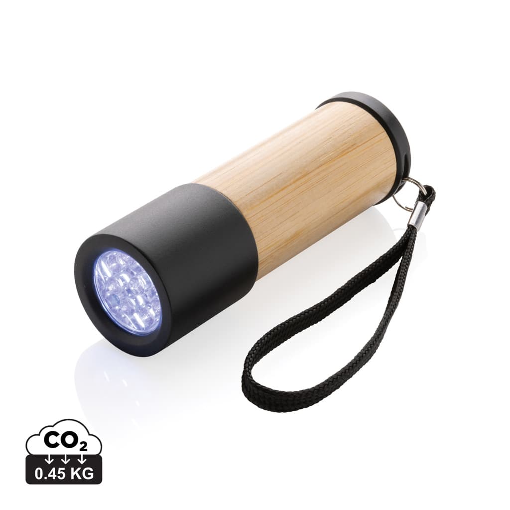 Bambu- och RCS-återvunnen plastficklampa – bild 1