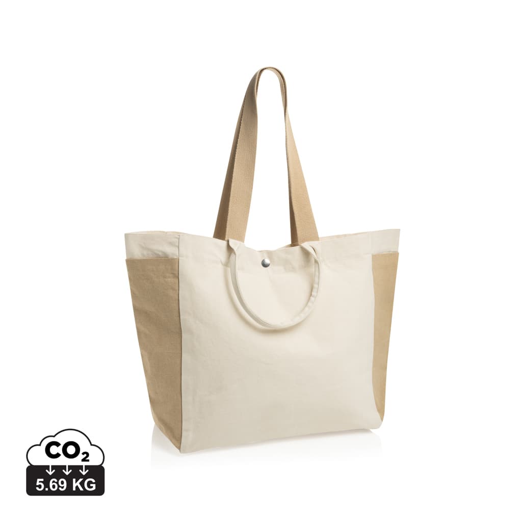 BEAU AWARE™ 400 gsm återvunnen canvas allround shoppingväska – bild 1