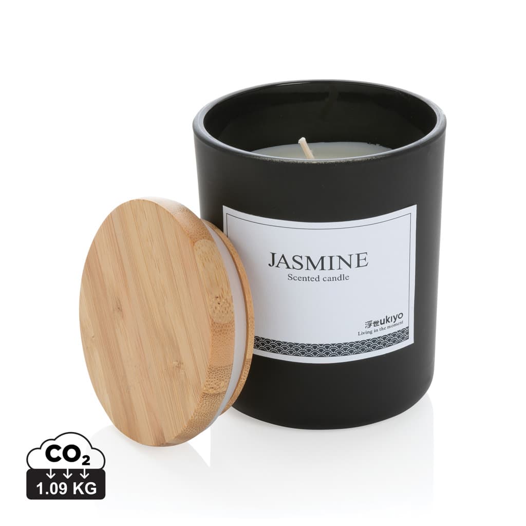 Ukiyo lyxigt doftljus med bambulock – bild 1
