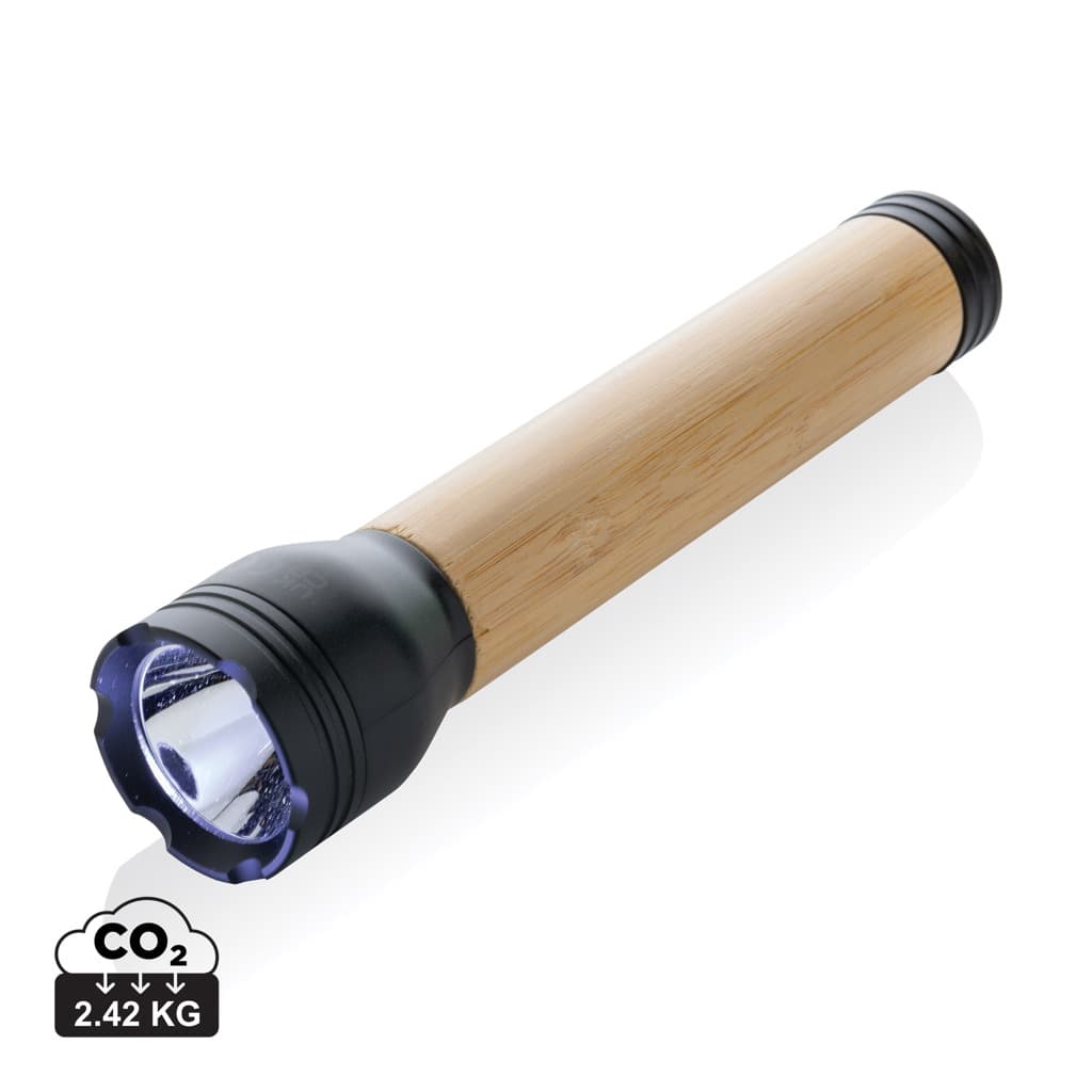 Lucid 5W ficklampa RCS certifierad återvunnen plast & bambu – bild 1